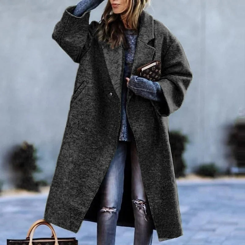Chic Corrine | Stylish Lapel Coat