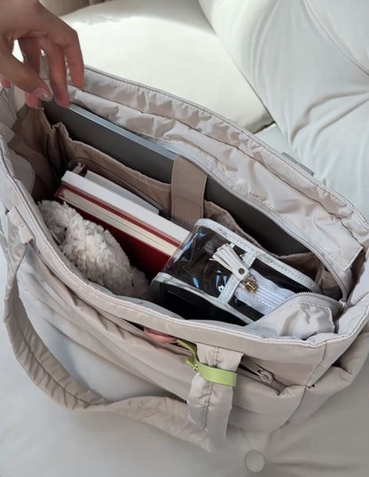 Stylish Puffer Tote Handbag