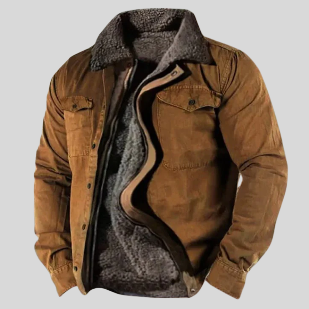 Stylish Casual Brown Jacket for Men by Jirrah