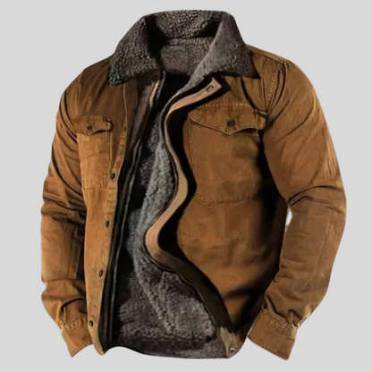 Stylish Casual Brown Jacket for Men by Jirrah