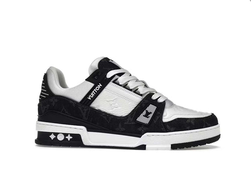 MonogramElite® – Luxe Court Black & White Trainer