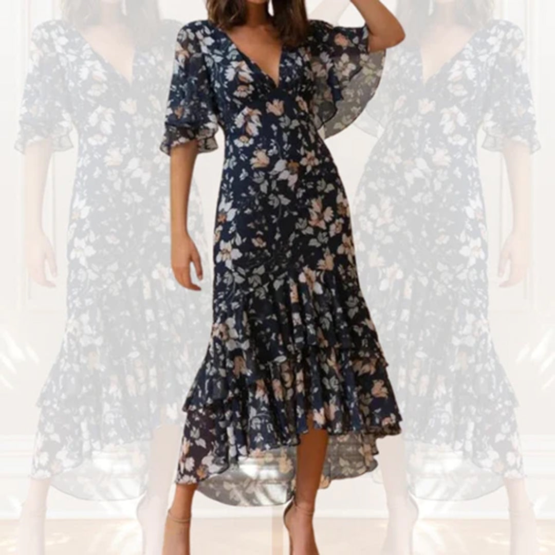 Tessa - Graceful Floral Maxi Dress for a Chic Look