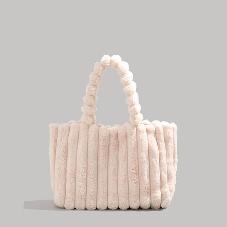 Cozy Plush Tote Bag