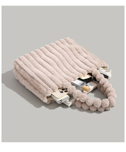 Cozy Plush Tote Bag
