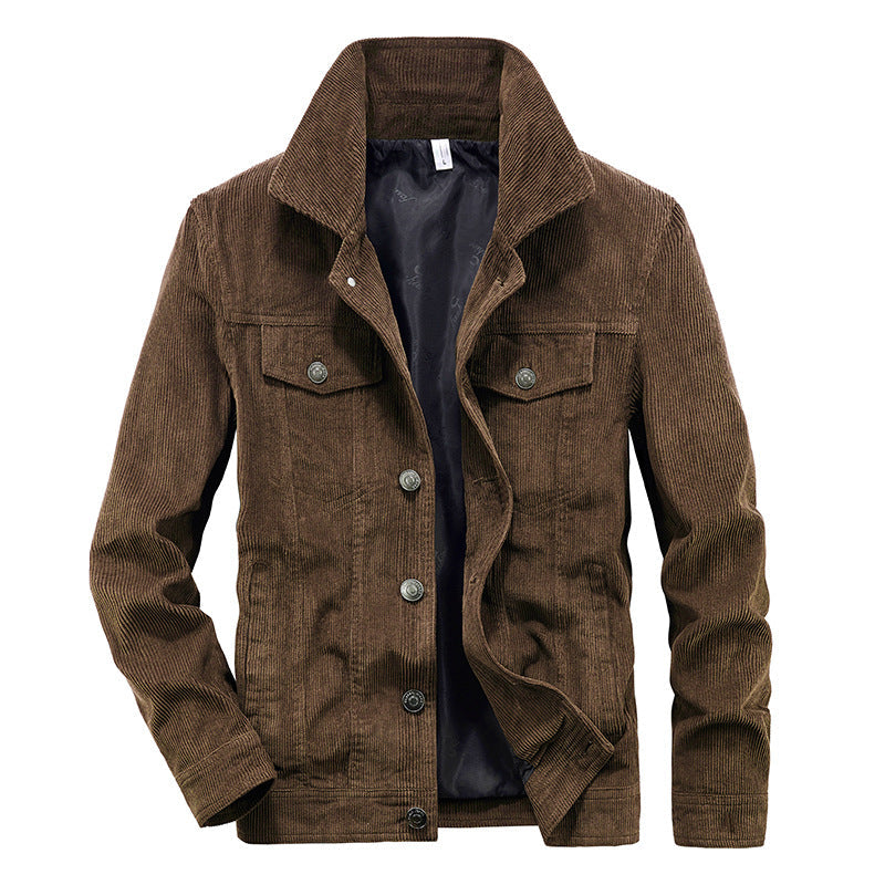 Graham - Sleek Thin Corduroy Jacket for the Modern Man