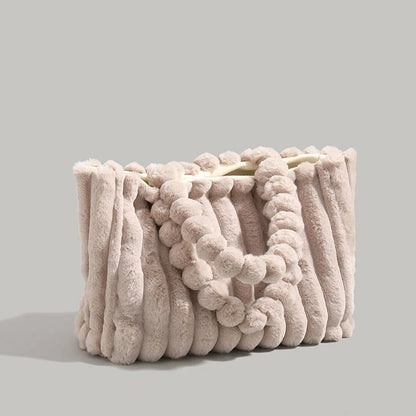 Cozy Plush Tote Bag