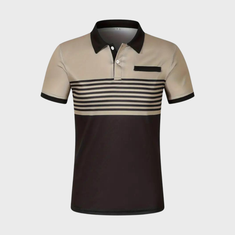 Stylish Edward Striped Polo Shirt for Men