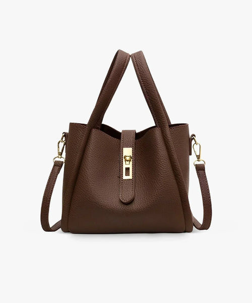 Elena | Chic Leather Shoulder Bag for Effortless Style