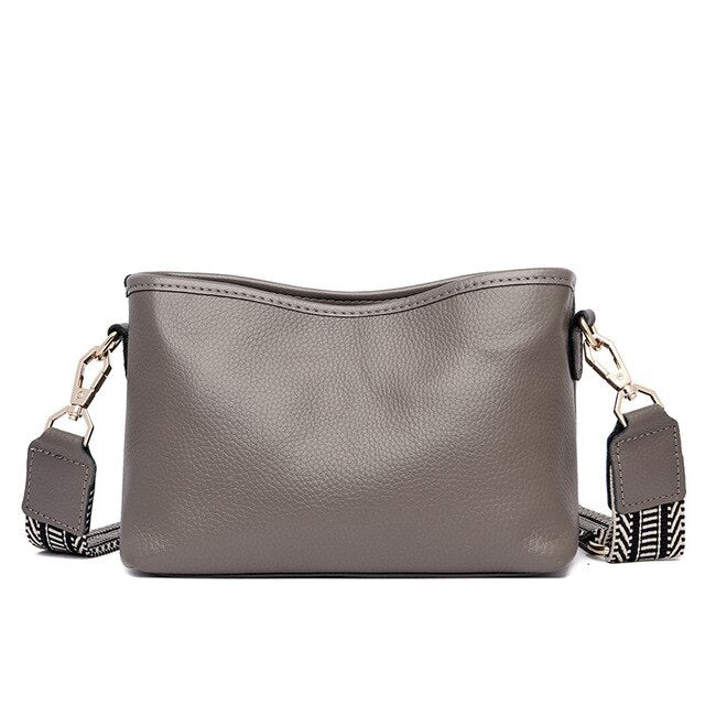 Chic Vintage Leather Shoulder Bag