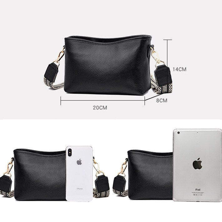 Chic Vintage Leather Shoulder Bag