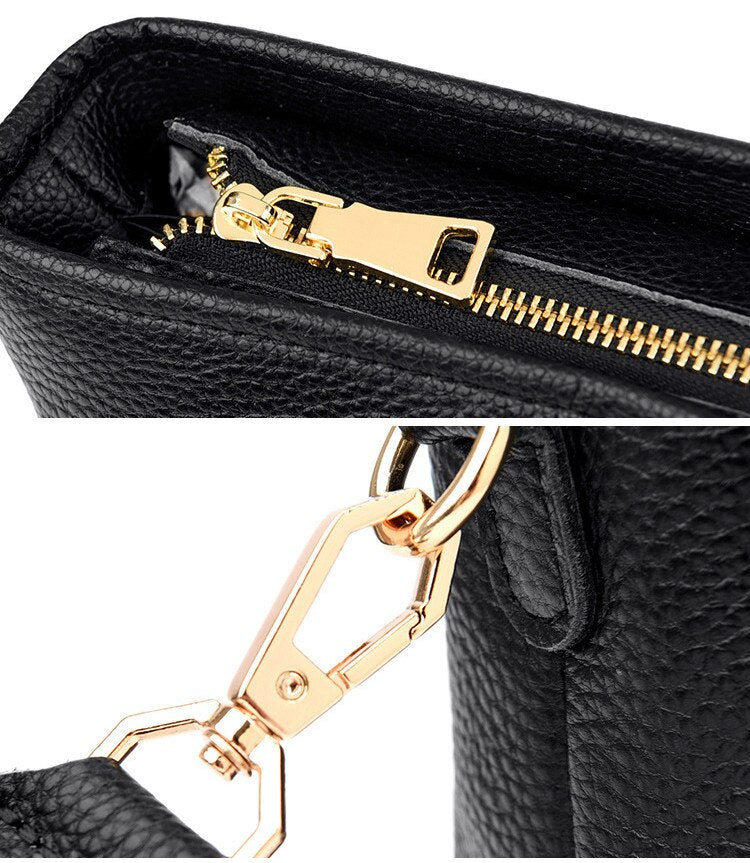 Chic Vintage Leather Shoulder Bag