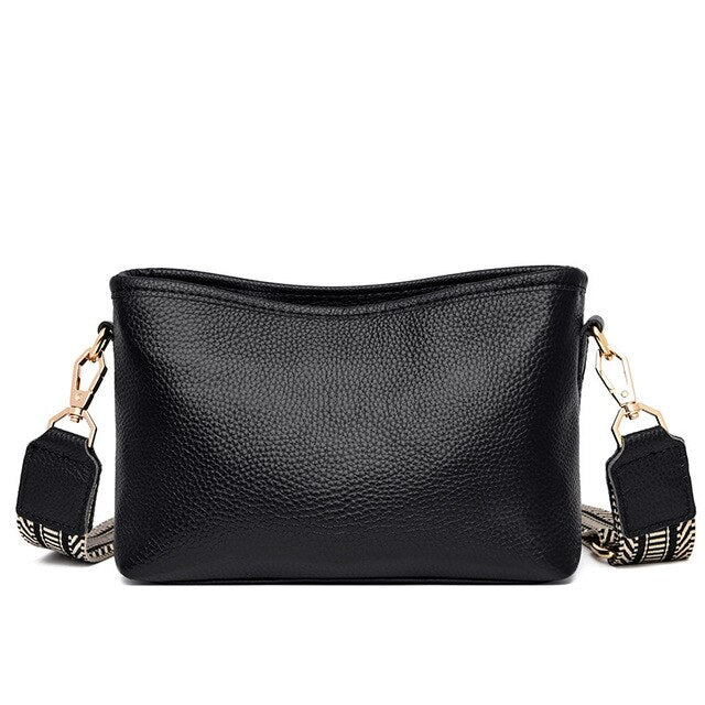 Chic Vintage Leather Shoulder Bag