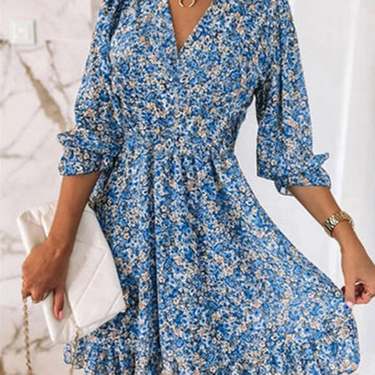 Lily - Floral Mini Dress for Effortless Style