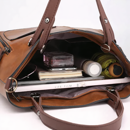 Chic Leather Handbag for the Modern Trendsetter