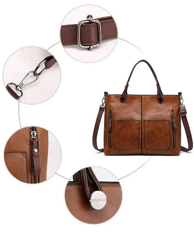 Chic Leather Handbag for the Modern Trendsetter