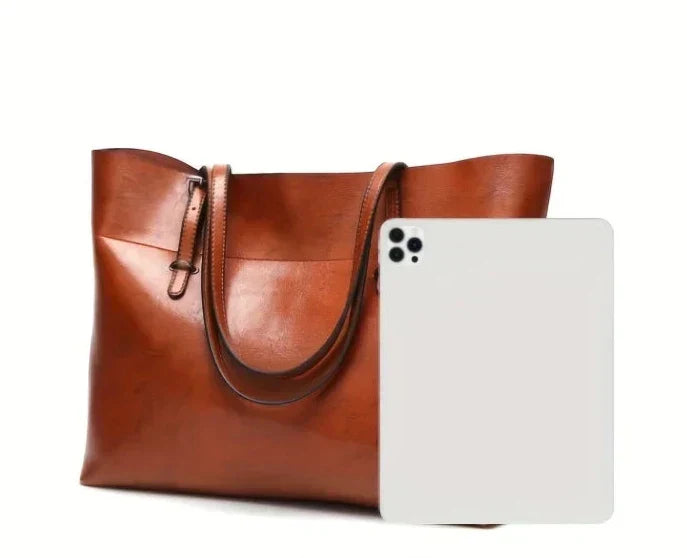 Chic Leather Tote Bag for Stylish Everyday Use