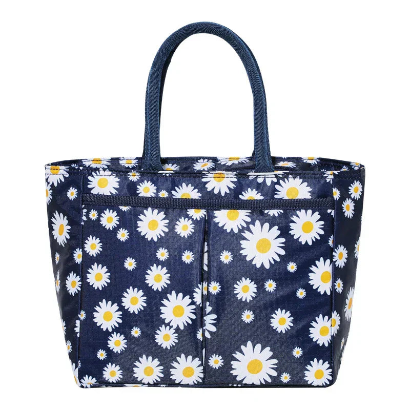 Stylish Insulated Lunch Bag with Vibrant Prints
