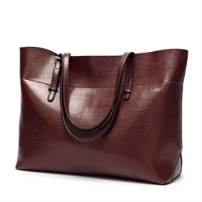 Chic Leather Tote Bag for Stylish Everyday Use
