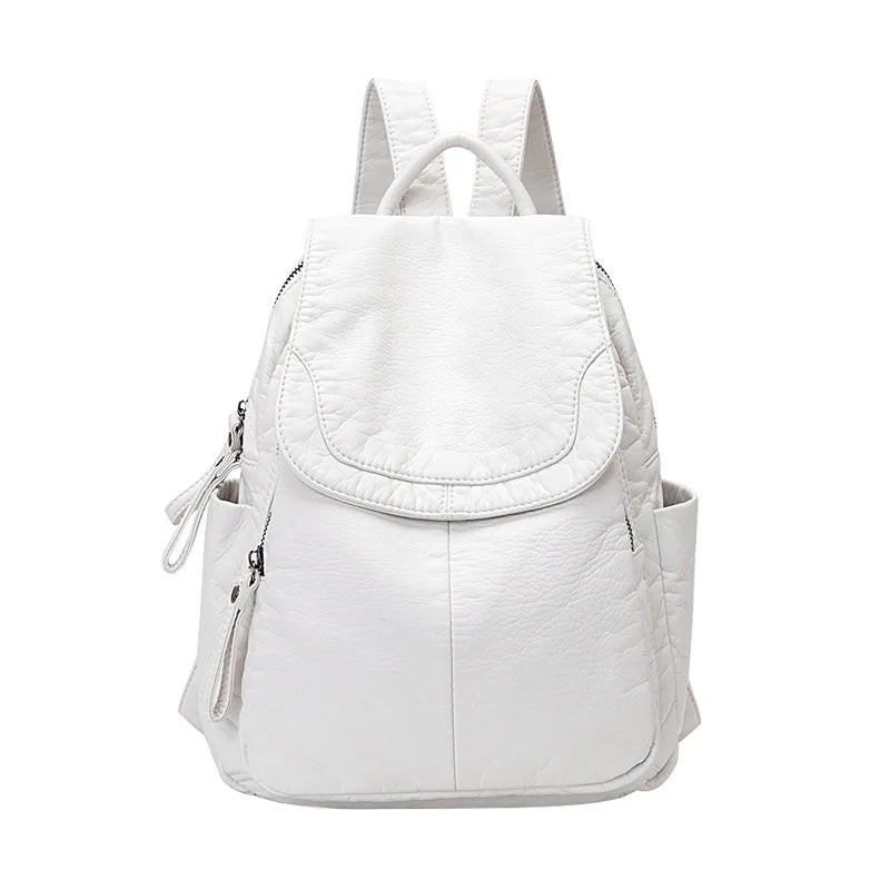 Chic Mini Leather Backpack for Stylish Women
