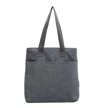 Chic Corduroy Tote Bag - Perfect for Everyday Use!