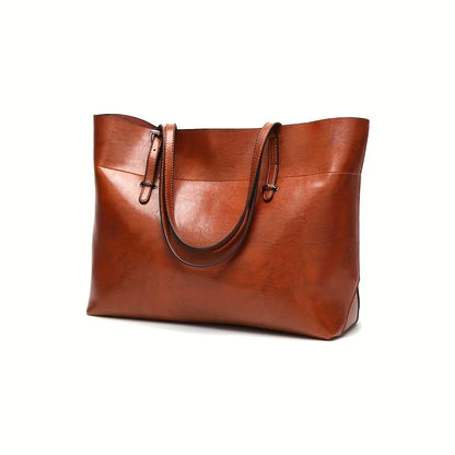 Chic Leather Tote Bag for Stylish Everyday Use