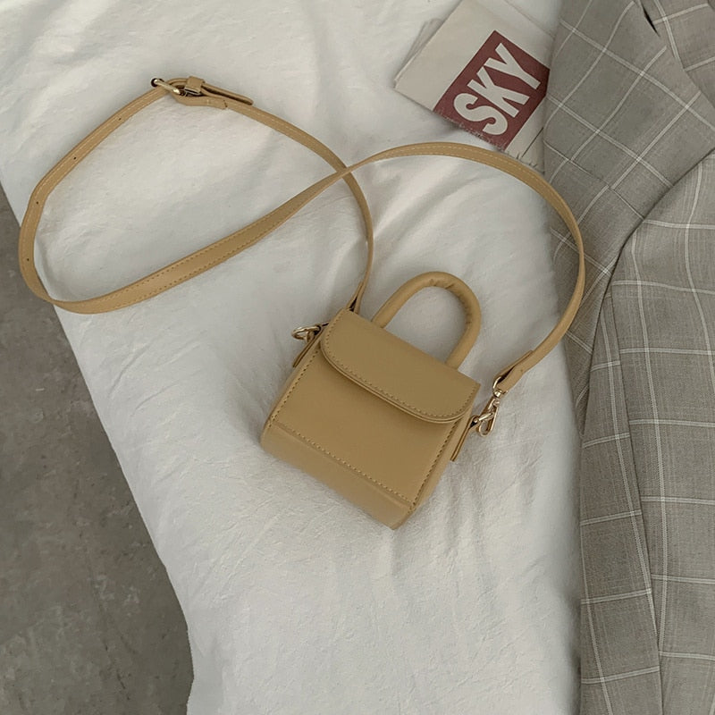 Chic Women's Compact Square Handbag