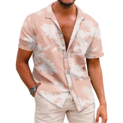 Koen - Stylish Short-Sleeve Floral Shirt