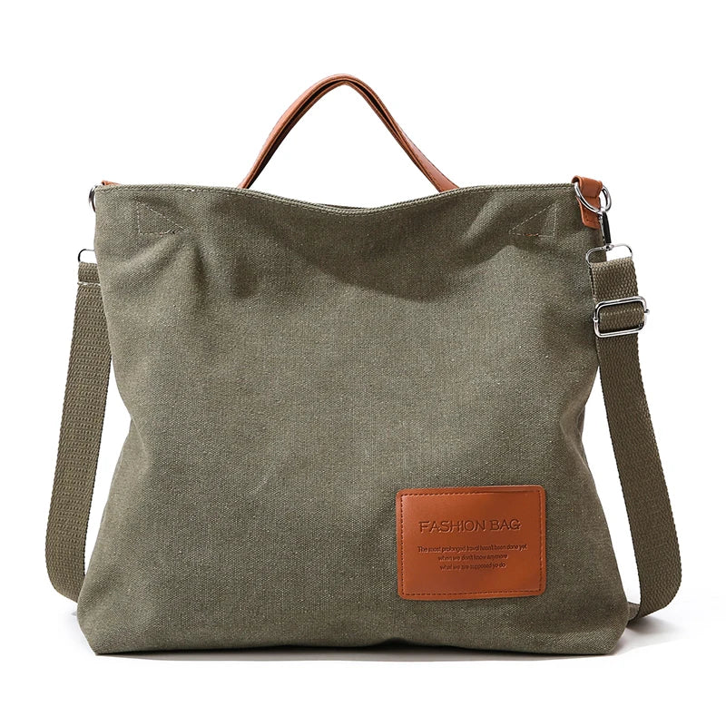 Chic Olivia Canvas Handbag - Your Perfect Stylish Companion!