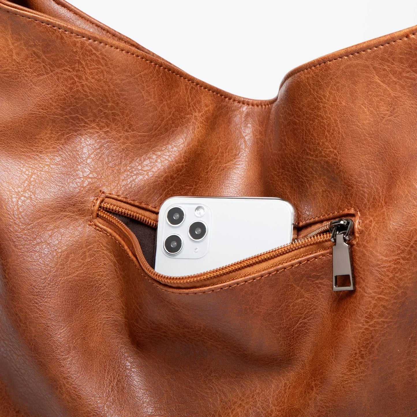 Stylish Everyday Leather Tote