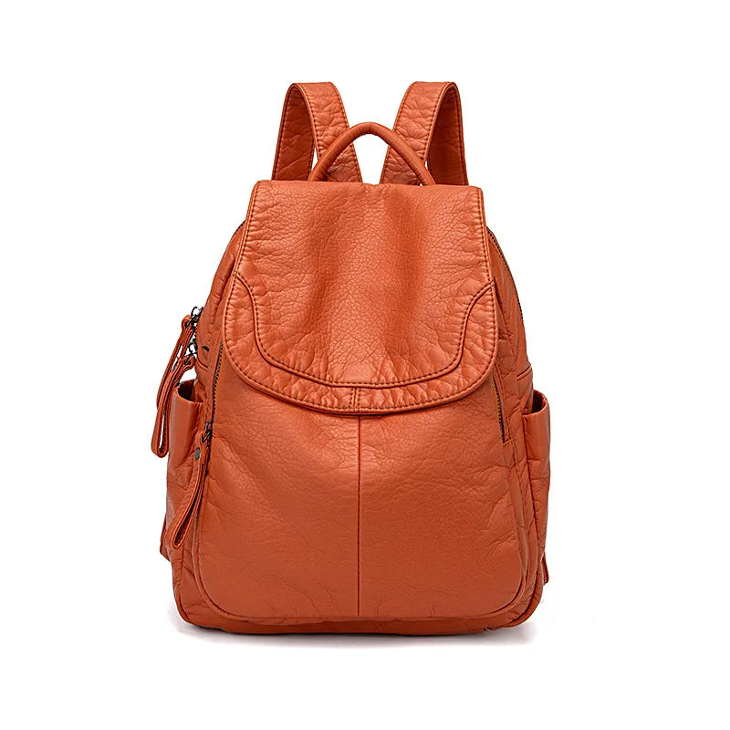 Chic Mini Leather Backpack for Stylish Women
