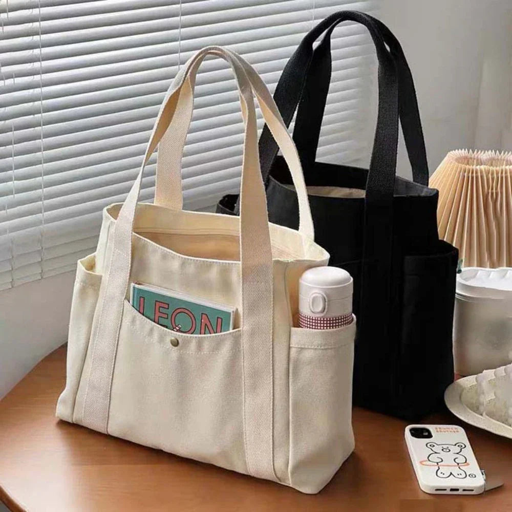 Spacious Canvas Tote Bag - Perfect for Every Occasion!