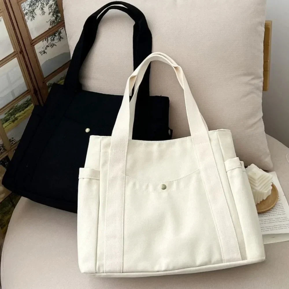Spacious Canvas Tote Bag - Perfect for Every Occasion!
