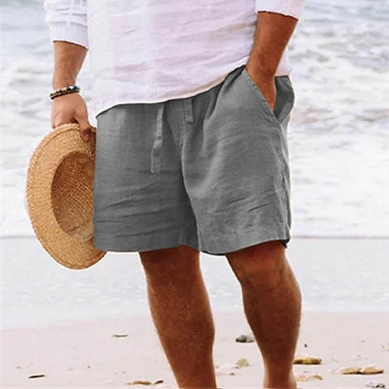 Anthony - Eco-Friendly Men's Linen Shorts Crafted from Organic Fabric