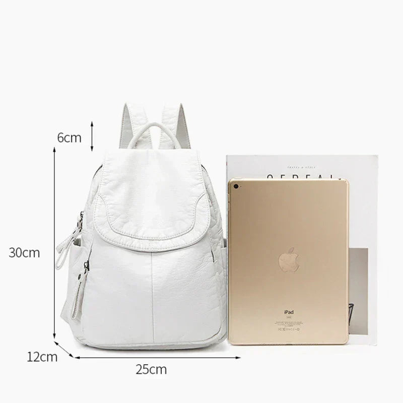 Chic Mini Leather Backpack for Stylish Women
