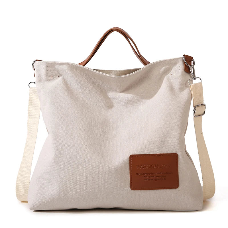 Chic Olivia Canvas Handbag - Your Perfect Stylish Companion!