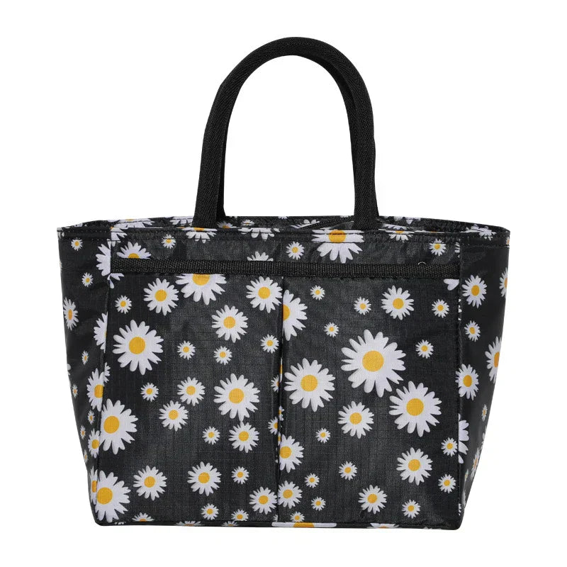 Stylish Insulated Lunch Bag with Vibrant Prints