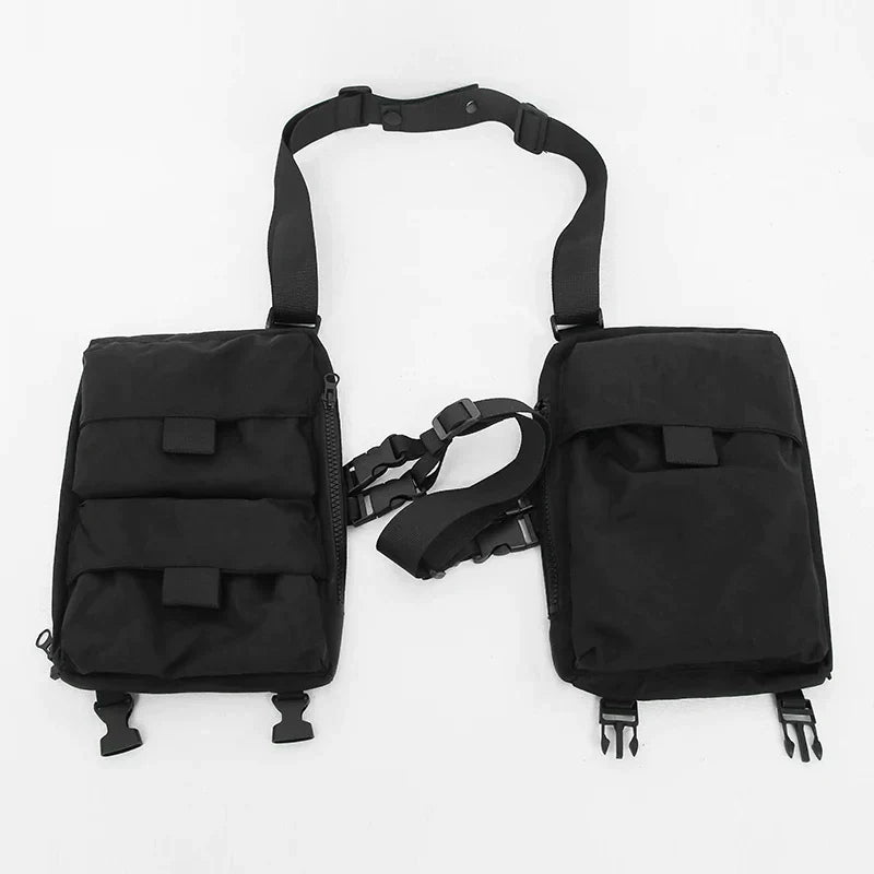 Sleek Nylon Chest Bag for Ultimate Convenience and Style