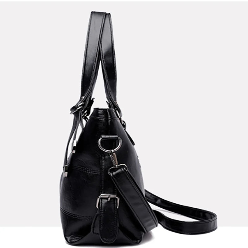 Stylish Women's Water-Resistant Leather Tote Bag