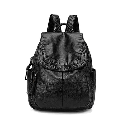 Chic Mini Leather Backpack for Stylish Women