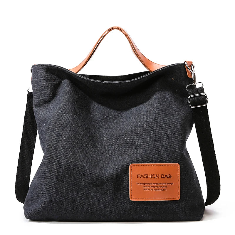Chic Olivia Canvas Handbag - Your Perfect Stylish Companion!