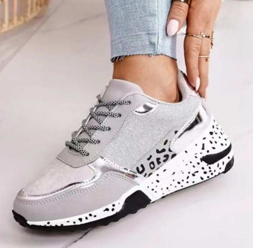 Angelina - Stylish and Cozy Printed Sneakers