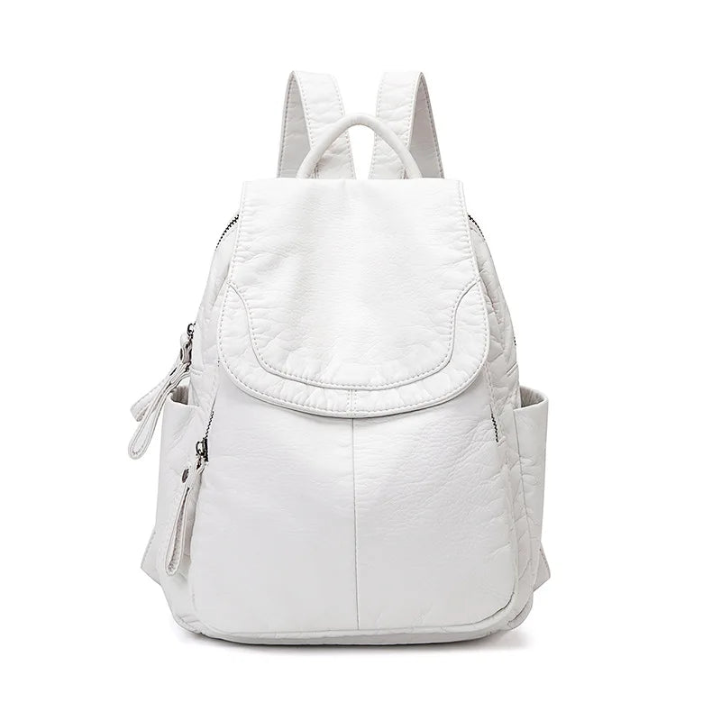 Chic Mini Leather Backpack for Stylish Women