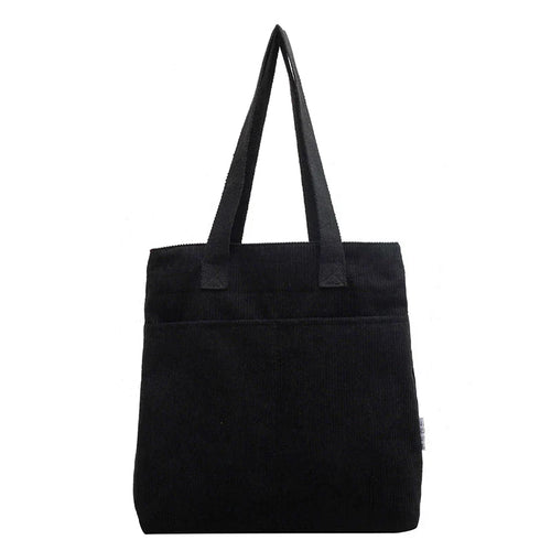 Chic Corduroy Tote Bag - Perfect for Everyday Use!