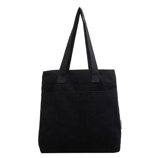 Chic Corduroy Tote Bag - Perfect for Everyday Use!
