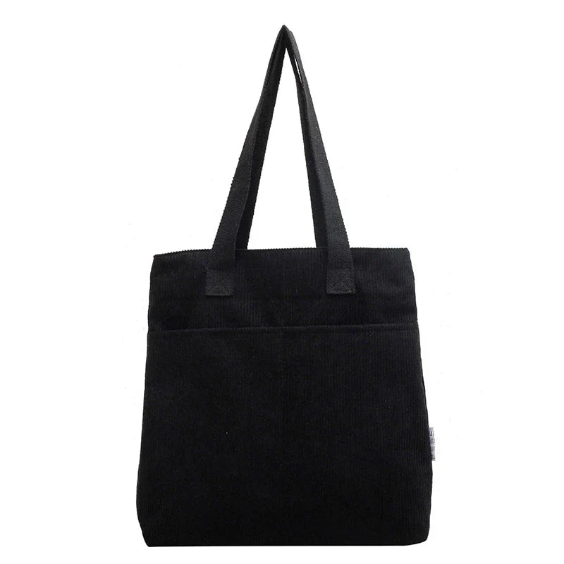 Chic Corduroy Tote Bag - Perfect for Everyday Use!