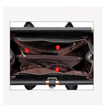 Stylish Maxie Alligator Print Handbag