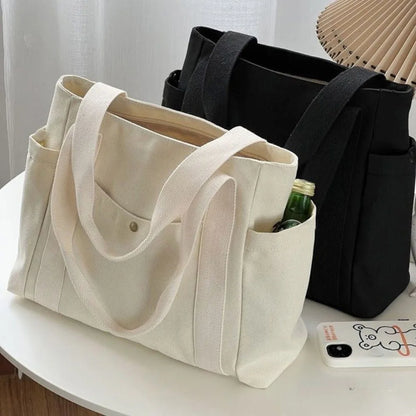 Spacious Canvas Tote Bag - Perfect for Every Occasion!