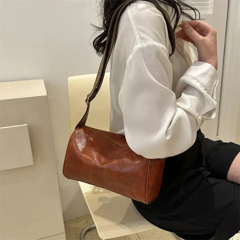 Chic Mini Leather Crossbody Purse