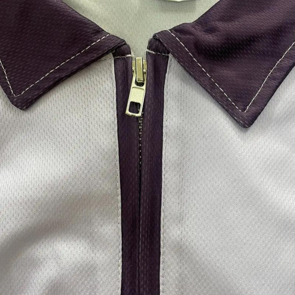 Enzo - Stylish Half-Zip Polo Shirt for Effortless Elegance