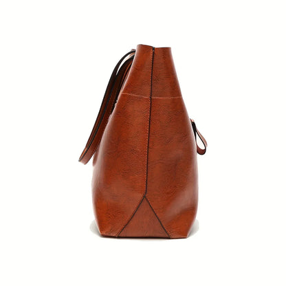 Chic Leather Tote Bag for Stylish Everyday Use
